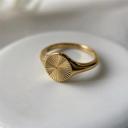 Dainty Dome Wave Ring