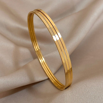 3pc Glossy Bangle Bracelet