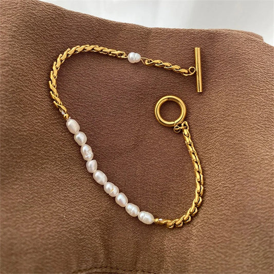 Irregular Pearl Bracelet