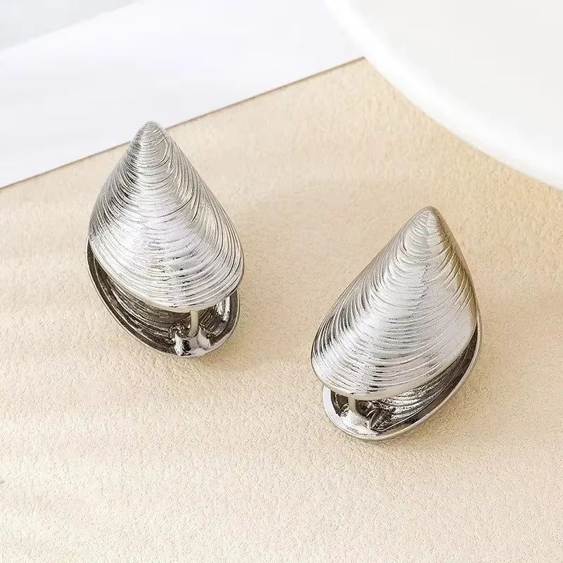 Irregular Shell Stud Earrings