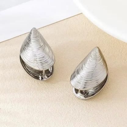 Irregular Shell Stud Earrings