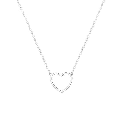 Hollow Love Heart Necklace