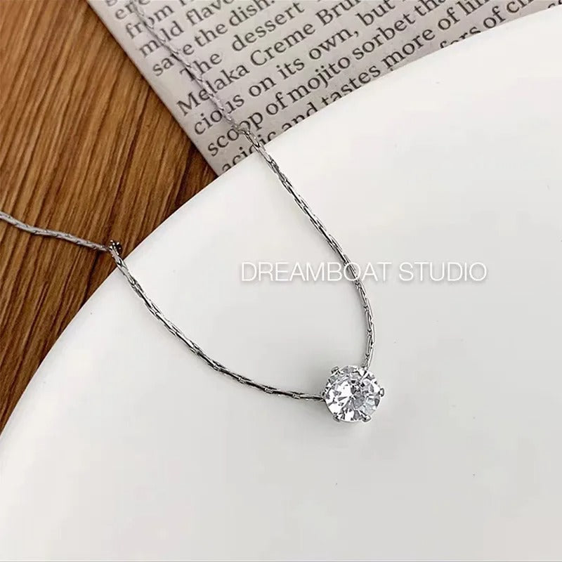 Dainty Stone Necklace