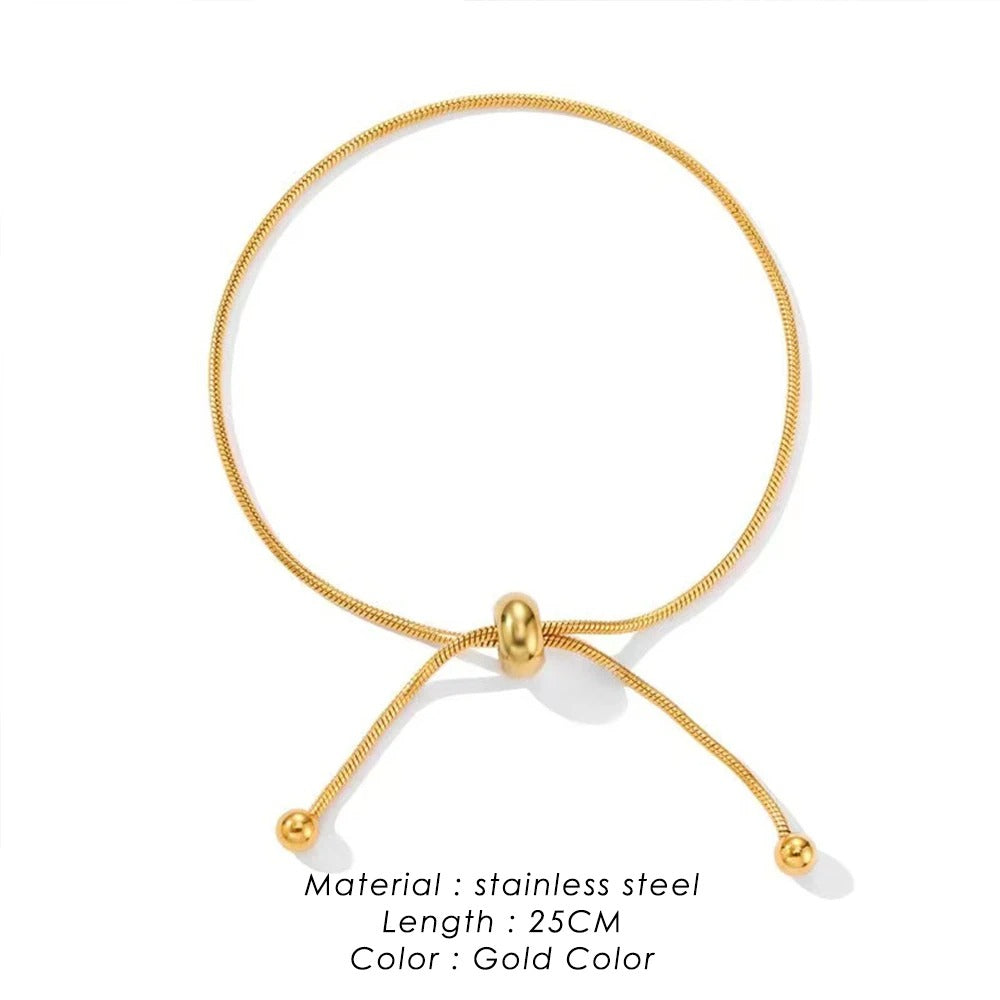 Dainty Adjustable Pull Bracelet
