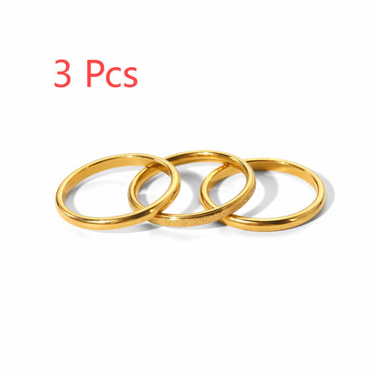 3pc Dainty Minimal Knuckle Rings