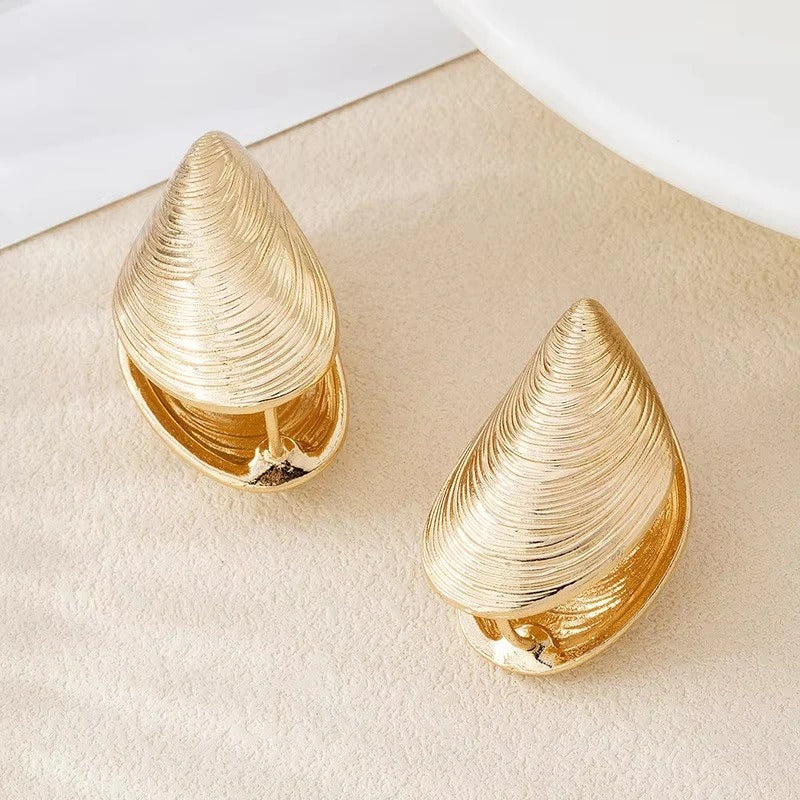 Irregular Shell Stud Earrings