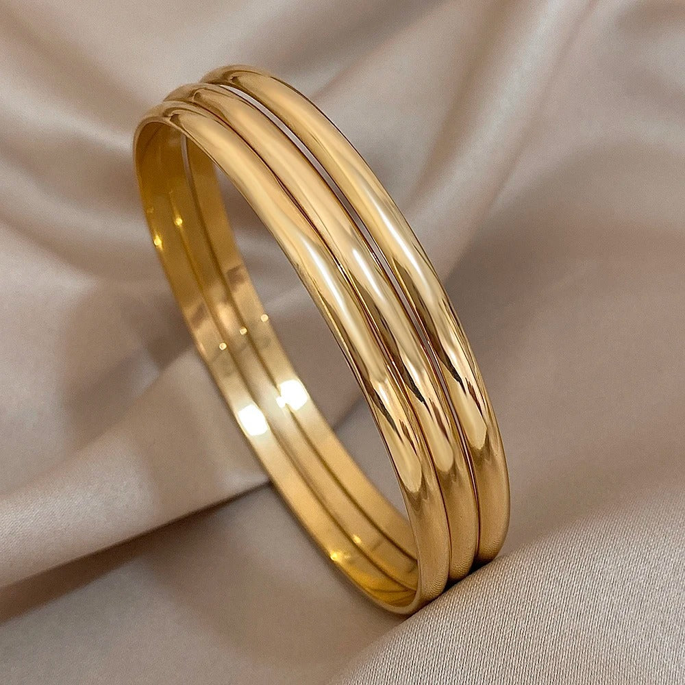 3pc Glossy Bangle Bracelet