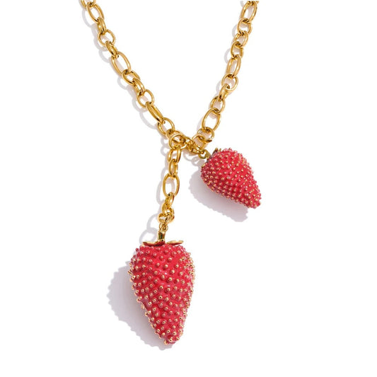 Strawberry Blossom Necklace