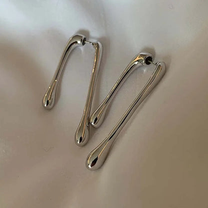 Exaggerated Water Drop Earrings