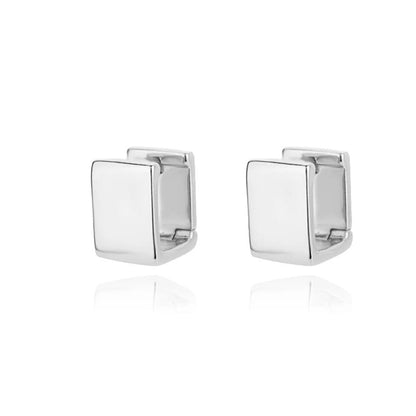 Geometric Square Hoop Earrings