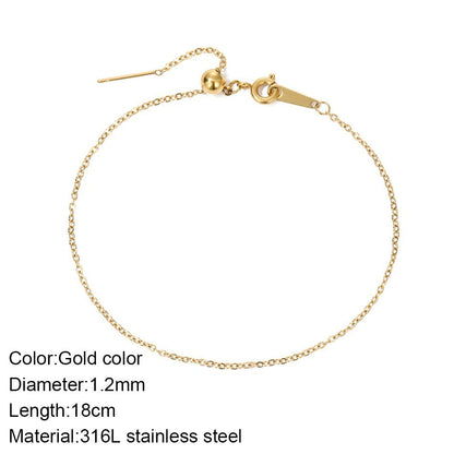 Dainty Initial Heart Bracelet