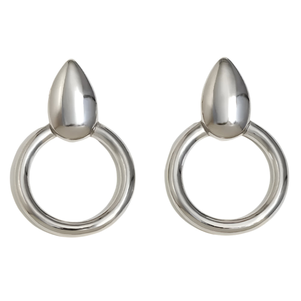 Dainty Water Droplet Stud Earrings