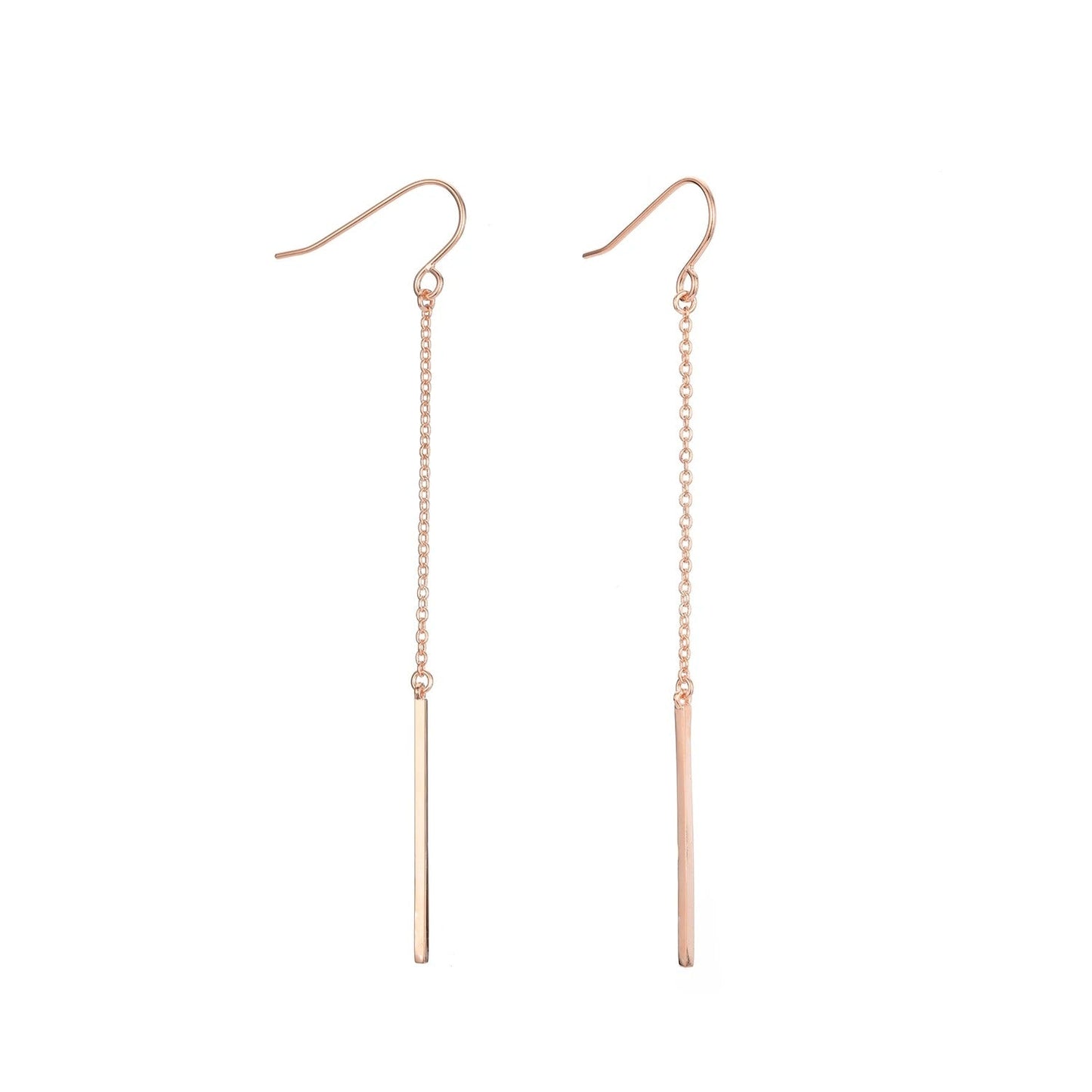 Dainty Dangling Bar Earrings