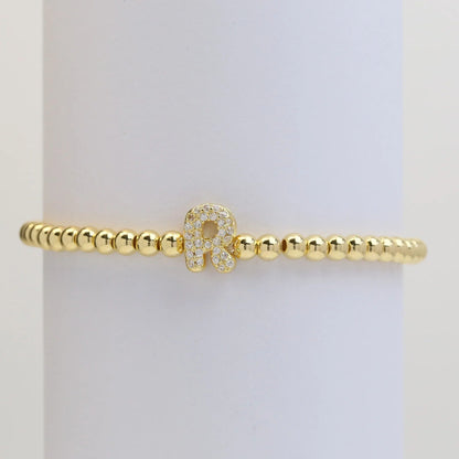 Letter Beaded Bracelet
