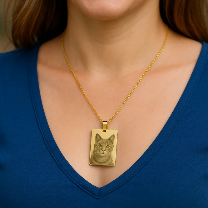 "Engraved Soul" Medal Necklace