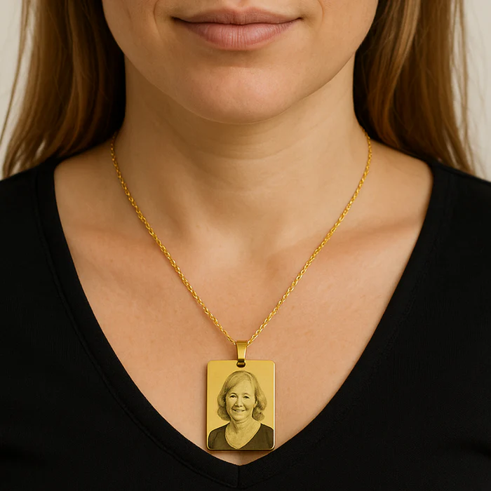 "Engraved Soul" Medal Necklace