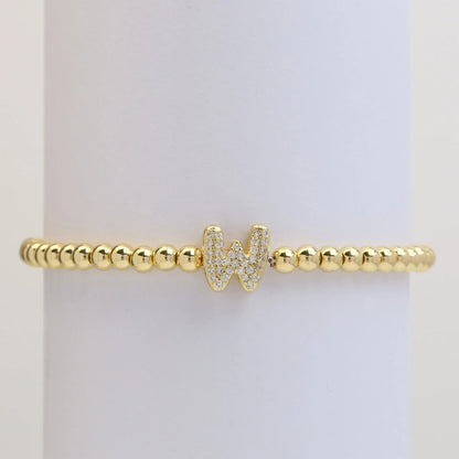 Letter Beaded Bracelet